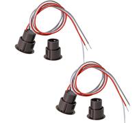 VISSQH 2 x RC-36 Interruptor Láminas Magnético de 3 cables,Interruptor Magnético NC+NO,Sensor de Puerta magnético,Sensor de Ventana de Puerta para ventana, portón,sensor de alarma de puerta y ventana