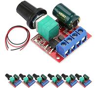 VISSQH Juego de 6 controladores de velocidad PWM, CC 5 V-35 V, 5 A, reversible, CC 6 V, 12 V, 24 V, 35 V, control de velocidad del motor, regulador LED de voltios