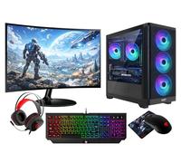 VIST Ordenador VENTUM PC Gaming Ryzen 7 5700X - RAM 32GB - RTX 5060 - SSD 1TB M.2 - WiFi - 27" - Windows 11 Pro