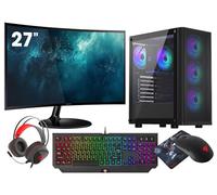 VIST Ordenador VENTUM PC Gaming Ryzen 9 5950X - RAM 32GB - RTX 5060 - SSD 1TB M.2 - WiFi - 27" - Windows 11 Pro