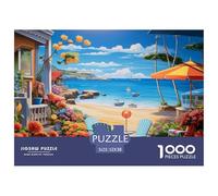 Vista al Mediterráneo 1000 Piezas Impresionante Puzzle Inteligencia Juguete Entretenimiento Creativo Desafíos Extra Divertidos EduGatoivo 52x38cm/1000pcs