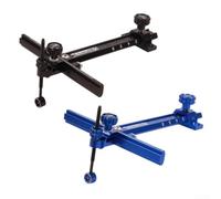 Vista de arco ajustable Indicador de yarda de fibra óptica de 5 pines para arcos recurvos y compuestos, equipo de caza de escala de metal de precisión, negro, rojo, azul, 115 g (rojo)
