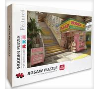 Vista De La Calle Puzzle 6000 Piezas Adultos, JapóN Puzzle Madera con Caja 179x105cm, Rompecabezas Adultos de Alta Dificultad, para Toda La Familia, Pasatiempo Creativo, Juego de Rompecabezas, R-2925