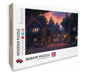 Vista De La Calle Puzzle de 6000 Piezas para Adultos, Puzzle Madera con Caja 179x105cm, Rompecabezas Adultos de Alta Dificultad, DIY Juego de Rompecabezas, Pasatiempo Creativo, Regalo, (Casa) 4-1694