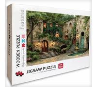 Vista De La Calle Puzzle Madera 5000 Piezas, Arquitectura Puzzle Adultos con Caja 156x105cm, Rompecabezas Desafiante, para Hombres Mujeres Adolescente, Juegos de Rompecabezas, Home Decor, F-2127