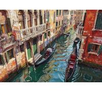 Vista del Canal de Venecia Puzzle 1000 Piezas Adultos Y Niños,Reto,Anti-estrés,Deco Pared,Regalo Ideal,Premium,14 Años+,Rompecabezas,Desafío,Relax,Educativo 38x26cm