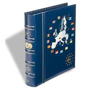 VISTA Euro-Set Album Band 1: Münzalbum VISTA, Band 1 für 12 Euro Kursmünzensätze, inkl. Schutzkassette, blau