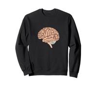 Vista lateral del cerebro humano Sudadera