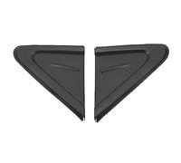 Vista lateral Mirror Triángulo Trimen a la derecha Izquierda Retalla del espejo Panel de apliques para la explicación del espejo para 2019 2021 Premium Black Plastic Par de