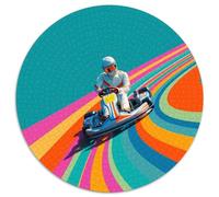 Vista Lineal de la Pista Desde la Perspectiva de un piloto de Karting Rompecabezas para Adultos || 1000pcs (67.5x67.5cm) Juegos EduGatoivos De Decoración del Hogar