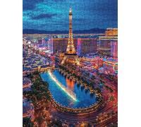 Vista Nocturna De La Ciudad Puzzle 4000 Piezas, Rompecabezas Adultos Puzzle, Desafiante Puzzles de Juego de, Entretenimiento Juego Educativo para Toda la Familia, para Regalo Decoración BXHZW7-141
