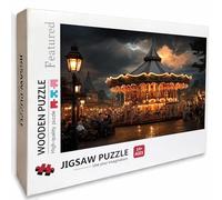 Vista Nocturna Puzzle Madera, Arquitectura Puzzle 2000 Piezas Adultos con Compact Box 99x70cm, Rompecabezas Desafiante, Juegos de Rompecabezas Creativos para Hombres Mujeres Adolescente, C-7546