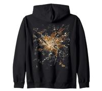 Vista satelital de la Noche de la Tierra Desde el Espacio - Hungría Budapest Sudadera con Capucha