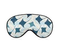 Vista superior Manta Water Aquatic Eye Mask con correa ajustable para hombres y mujeres Night Sleeping Travel Siesta
