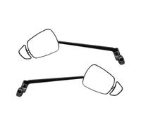 Vista trasera de bicicleta: unidad de espejo de seguridad de doble lente, dispositivo reflector de campo amplio, de ayuda visual para manillar, herramienta de visibilidad para conducción al ai