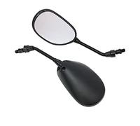 Vista trasera lateral Espejo Plano Universal Para Motocicleta Eléctrica De 10mm, Retrovisor Para Yamaha FZ1 Para FAZER FZ6 FZ6R FZ8 XJ6 MT-07 MT-09 FZ9 FZ-09