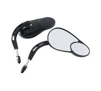 Vista trasera lateral Espejo Retrovisor De Motocicleta Espejos Laterales Para Harley Seventy Two XL1200V Para Softail Slim FLS Para Switchback FLD 2012-2017 2016 2015 2014 2013(Nero)