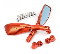 Vista trasera lateral Espejo Retrovisor Universal Para Motocicleta, Lateral Para Suzuki TL1000R SV1000 S GSX1250F SA GSX1400 SV650 B-KING(Orange)