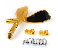 Vista trasera lateral Espejo Retrovisor Universal Para Motocicleta, Lateral Para Suzuki TL1000R SV1000 S GSX1250F SA GSX1400 SV650 B-KING(Gold)