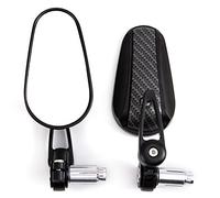 Vista trasera lateral Espejos Retrovisores Laterales Para Motocicleta, 1 Par, 7/8 ", 22mm, Universal, Extremo De Barra Manillar Visión Trasera Aluminio Para