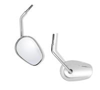 Vista trasera lateral Espejos Retrovisores Para Manillar De Motocicleta, Espejo Retrovisor Para Harley Softail Slim FLS 2012 2013 2014 2015 2016 2017