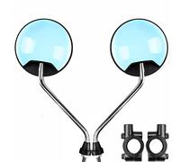 Vista trasera lateral Espejos Retrovisores Para Motocicleta, Espejo Retrovisor Giratorio Ajustable Para Manillar De, Scooter, Bicicleta Montaña(Sky Blue)