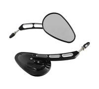 Vista trasera lateral Para Harley Softail Slim FLS Para Setenta Y Dos XL1200V Para Switchback FLD 2012-2017 2016 2015 2014 2013 Espejo Retrovisor De Motocicleta Espejos Laterales(Nero)