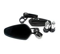 Vista trasera lateral Para SPEED TRIPLE 675 Para STREET R Para DAYTONA/R Motocicleta 22mm 7/8 "empuñaduras De Barra Espejos Retrovisores Laterales(Nero)