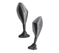 Vista trasera lateral Para Yamaha CBR900/929/954 CBR900RR 1993-2000 2001 2002 2003 2004 Con Luces Intermitentes Espejo Retrovisor Espejos Retrovisores Motocicleta(DEEP BLACK)