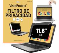 VistaProtect - Filtro de Privacidad y Filtro Anti Luz Azul Premium, Protector de Pantalla para Ordenador Portátil (11.6″ Pulgadas)