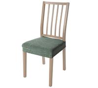 Viste tu hogar Pack 2 Funda Silla Comedor de 45 a 55 CM, Sin Respalda, 100% Poliéster, Impermeable, Fácil de Instalar y Limpiar, Hojas, Agua Verde