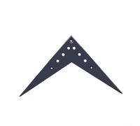 Viste tu música con un elegante puente de metal en forma de V, perfectamente diseñado para guitarras de seis cuerdas (BlackB)