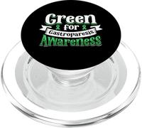 Vístete de Verde - por la educación sobre la gastroparesia PopSockets PopGrip para MagSafe