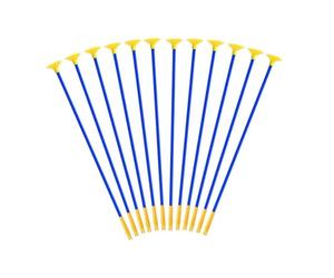 Vistnale 12Pcs Kids Archery Sucker Arrow Safe Hunting Sucker Arrows Plastic Bow Arrows Set Outdoor Target Shooting