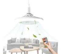 Vistnale Ceiling Fans with Lights and Remote LED Ceiling Fans with Lamps Fan Light for Living Room Dining Room Bedroom Office