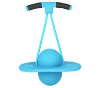 Vistnale Pelota de Salto de Equilibrio - Pelota de Salto para niños con Cuerdas Dobles para Juegos, Ejercicio y coordinación en Interiores y Exteriores, para niños Principiantes, Azul | Hoppers