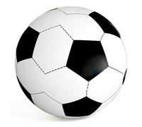 Vistnale Pelotas de Playa | Balón de fútbol Inflable Gigante, balón de fútbol de Playa de PVC Grueso para niños y Adultos, Piscina, césped, Juego al Aire Libre, 47 Pulgadas