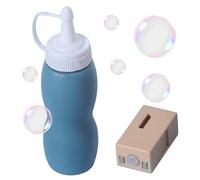 Vistnale , Recarga de líquido de Burbujas, solución de nebulizador y líquido de Burbujas de 70 ml para varitas de para Fiestas Infantiles, Juegos al Aire Libre Azul
