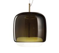 Vistosi Colgante Jube SP P con pantalla doble verde/blanco