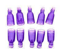 Vistreck 10 Clips para Quitar Esmalte de Uñas UV en Gel - Soak Off S para Herramientas Eficientes de Limpieza Uñas.