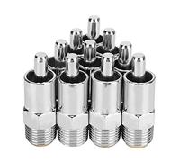 Vistreck 10 Unids/Set Bebedero Automático de Tetina para Cerdos de Acero Inoxidable para Cerdos Granja