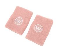 Vistreck 2 Juegos de Muñequeras para Gimnasio, Correr y Baloncesto - Muñequera de Algodón para Hombres y Mujeres (Rosada)