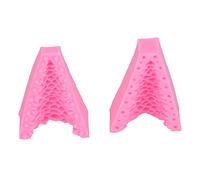 Vistreck 2 Uds Moldes de Silicona 3D para árboles de Navidad-moldes Antiadherentes para Hornear Fondant Pasteles y Chocolates