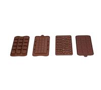 Vistreck 4 Unids/set Innovador Molde de Silicona Cho Te para Hornear, Moldes de Pastel Antiadherentes para Uso Doméstico