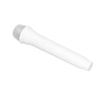 Vistreck Accesorio de Micrófono para Cosplay - Micrófono Falso ABS para Presentaciones Escénicas y Práctica del Habla (Blanca)