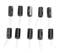Vistreck Acitor Electrolítico de Aluminio de 10 Piezas 35V 4700μF - Componente Almacenamiento Energía Confiable para Electrónica