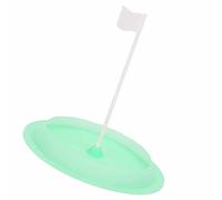 Vistreck Agujero de Disco de Silicona para Práctica Putter con Bandera Objetivo, Taza para Poner en Interiores y Exteriores Entrenamiento