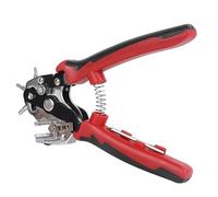 Vistreck Alicate Perforador de Cuero Ajustable para Cinturones, Bolsos y Manualidades de Bricolaje, Tamaños Agujeros Múltiples