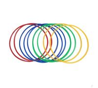 Vistreck Aros de Entrenamiento Sensorial de 18,9 Pulgadas para Niños - 10 Anillos y Conectores - Mejoran el Equilibrio, la Coordinación y el Pensamiento Creativo