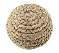 Vistreck Bola Masticable de Arveja Silvestre Natural para Loros, Conejos y Pájaros pequeños: Juguete Seguro y No Tóxico de 10 Cm